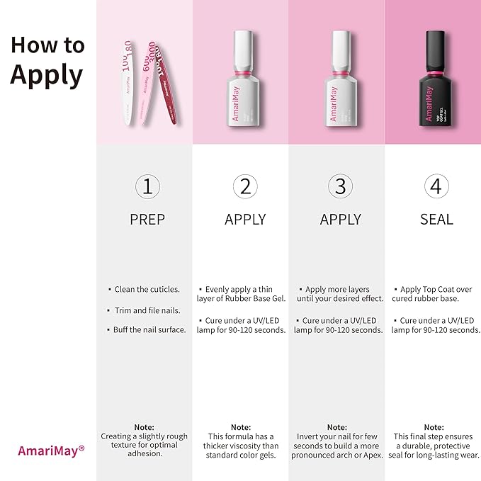 Color Rubber Base Builder Gel, 15ml, Champagne, Sheer Nail Gel, 3-in-1 Soak Off Nail Strengthener UV/LED needed B03.