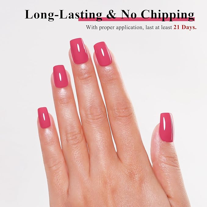 Imtiti 10ml Coral Pink Gel Nail Polish-1pcs Pink Gel Polish for Nail Art Soak off UV Led Salon DIY at Home Gift for Women
