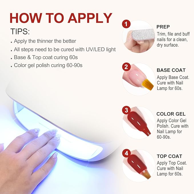 VENALISA 2 Pcs No Wipe Gel Top Coat Set- High Gloss Shiny Long Lasting Top Coat Clear Gel Nail Polish Kit, Soak Off Nail Art Home and Professional Manicure