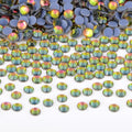 Bymitel Hotfix Crystal Rhinestones Round Gems Iron on DIY Jewelry Making Flat Back for Crafts,Vitrail Medium, 1.6mm(SS4/2880pcs)