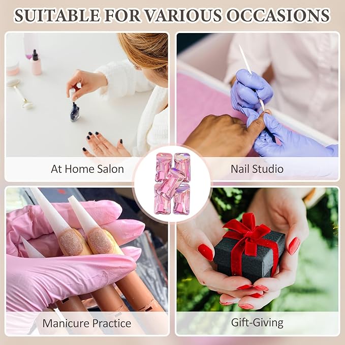 10 Sets Disposable Manicure Prep Kit for Travel Home Portable Basics 5 in 1 Nail Salon Pedicure Kit Professional Nail Tools Supplies