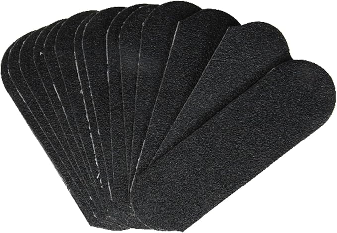 Cuccio Naturale 50-Count Black 80-Grit Pedicure File Refills – Coarse, Water-Resistant, Disposable Abrasive Sheets for Professional Foot Care – Fits Cuccio Stainless Steel Pedicure File