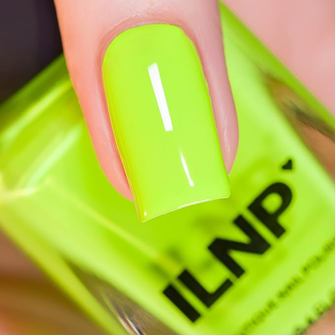 ILNP Playlist - Glowing Neon Lime Cream Nail Polish