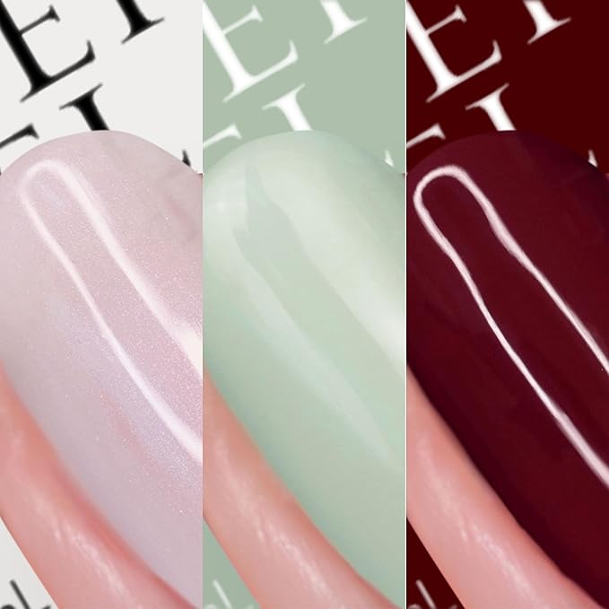 Nails Inc It's Topless Gel-Like Dirty Martini Nail Polish Trio, 4-in-1 Base Coat, Treatment, Color & Top Coat, Long Lasting, Strong, Chip Free, Glossy Salon Quality Manicure, Air Dry, 3 Piece Set