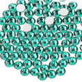 Beadsland Flat Back Crystal Rhinestones Round Gems for Nail Art and Craft Glue Fix, Blue Zircon, 3.8-4.0mm, SS16/1440pcs