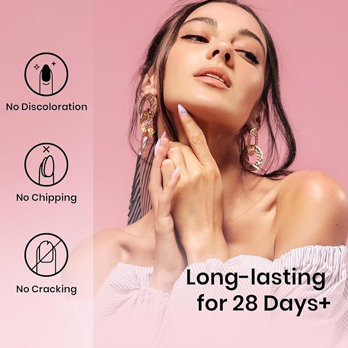Beetles Poly Nail Gel Set - 6 Colors Jelly Nude Pink Builder Nail Enhancement for Beginner & Professional Nail Extension Kit DIY Home for Women Girls, UV & LED Needed