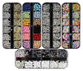 3000 Pieces(5 Boxes) Nail Art Rhinestone Set Nail Ornaments Style 4