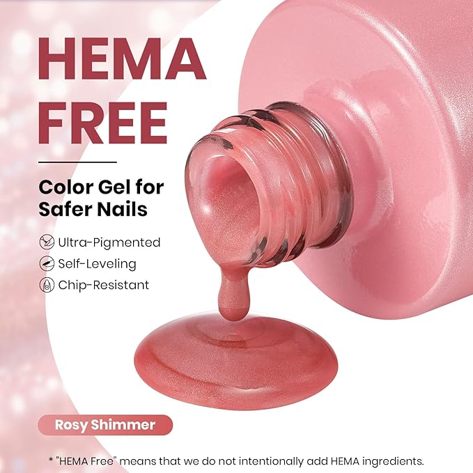 Beetles Rosy Shimmer Pink Cat Eye Gel Nail Polish - 15ML Glass Pink Glitter Cat Eye Spring Gel Polish Magnetic Shimmer Effect Soak Off UV Nail Art Design Salon DIY Manicure Gift for Women