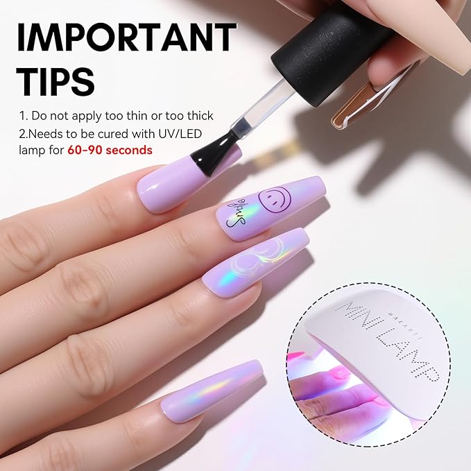 Makartt Matte Gel Top Coat, Soak Off No Wipe Long-Lasting Matte Finish Top Coat for Nail Art, Protective Seal with Smooth Velvet Texture for DIY and Salon Manicure, 10ml