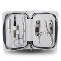 Rui Smiths Pro Stainless Steel 8-Piece Manicure Kit For Home And Salon With Professional Precision Cuticle Nipper And Metal Pusher Style No. 105