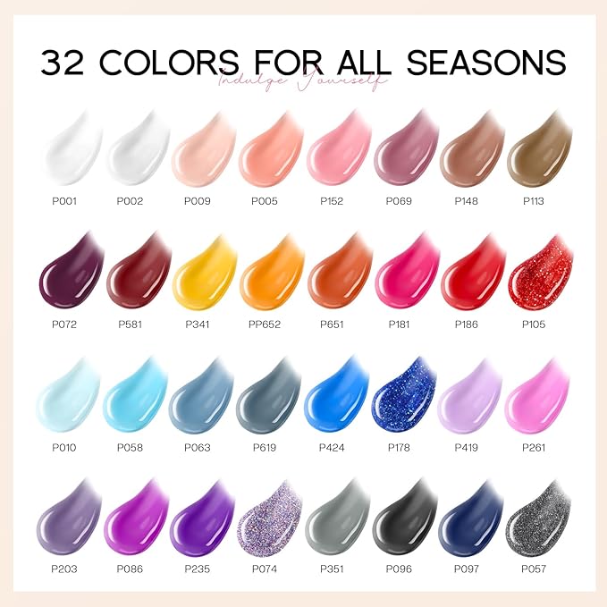 Morovan Poly Gel Nail Kit for Pretty Gift: Extension Gel Nail Kit With Nail Lamp Slip Solution Complete Professional Manicure Tools Everything In One Box DIY Set For Beginners at Home Salon Quality
