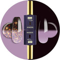 YTD Likomey Color Changing Gel Nail Polish 2 Pcs Set,15ml Grayish Purple to Black Pure Color and Brocade Glitter Kit,Thermal Ombre Change Colors Manicure UV Varnish,WB2-05