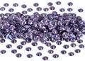 NCB 2880pcs Iron on Crystal Rhinestones Round Gems for Crafts Decoration DIY Jewelry Making (Tanzanite, SS16 3.8mm)