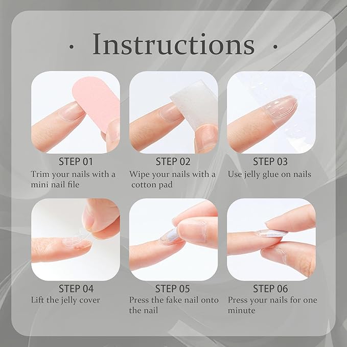 10PCS Handmade Unique 3D Almond Press-On Nails Salon Designs, Thick Acrylic Multi-Layer Gel False nails,UV/LED-Cured Reusable Sturdy Cat Eye Fake Nails for Women(047S)
