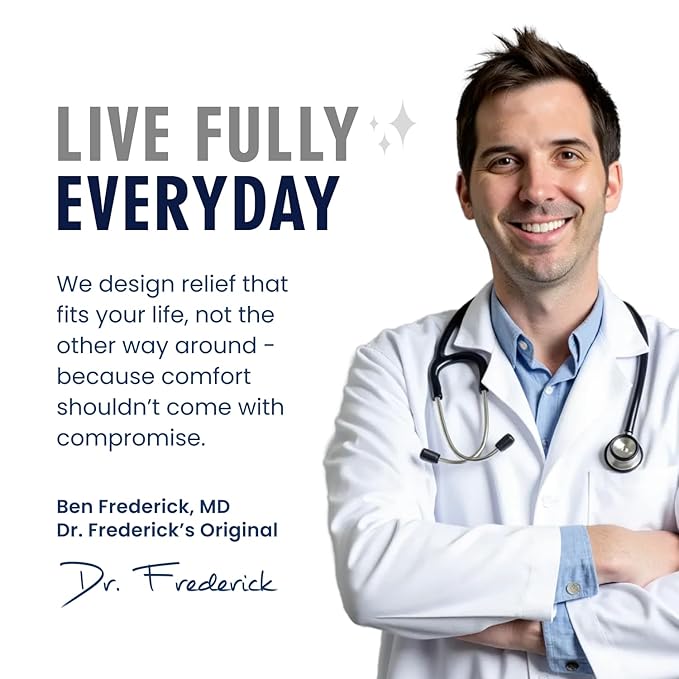 Dr. Frederick's Original Moisturizing Heel Socks for Dry Cracked Heels Treatment - Infused with Olive Oil, Jojoba Oil and Vitamin E - 2 Pairs - Valentines Day Gifts for Her & Him - Black Argan