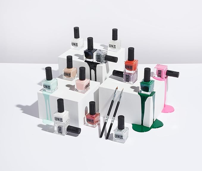 UN/DN Vegan Nail Polish - Mary Jane - Green Nail Polish - Fingernail Polish for Women and Men - Long Lasting, Cruelty Free - 0.5 oz
