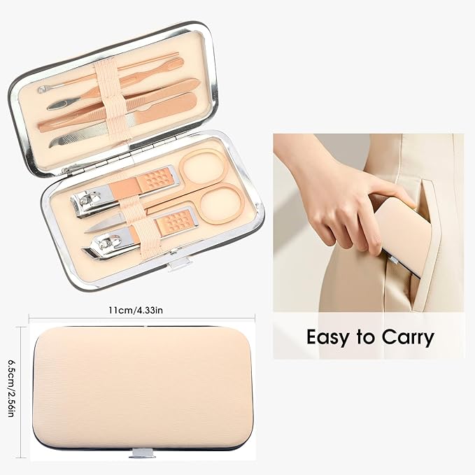Manicure Set Nail Clippers for Women Grooming Kit for Women Travel Essentials Pedicure Tools for Feet Nail Care Kit Gift Sets Foot Care Stocking Stuffers for Mom Grandma Duaghter Gifts Ideas