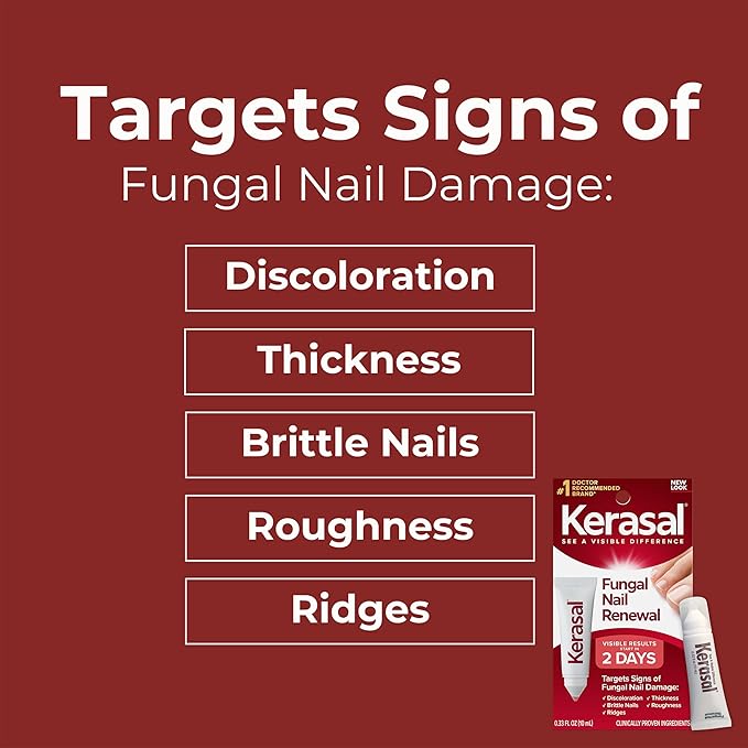 Kerasal Nail Fungus Extra Strength, 0.33 fl oz Twin Pack of 2