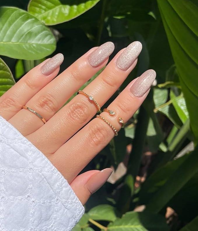Semi Cured Gel Nail Strips (Cashmere)