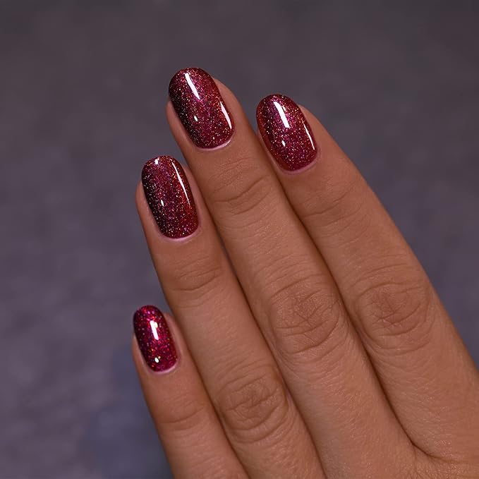 ILNP Carrie - Blood Red Holographic Nail Polish