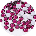 4500 Pcs SS12 3mm Flatback Rhinestones for Nails Art Crafts Glitter Round Gems Crystals DIY Clothes Shoes（Grape Purple)
