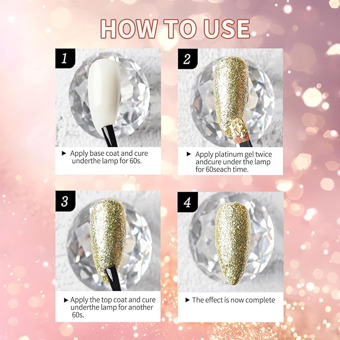 AIJIMEI Ombre Gel, Gradient Painting Gel, Ombre Gel Nail Polish, Including 100 Nail Sponges And Grabbing Pen Suitable For Salons And Family DIY (B7)