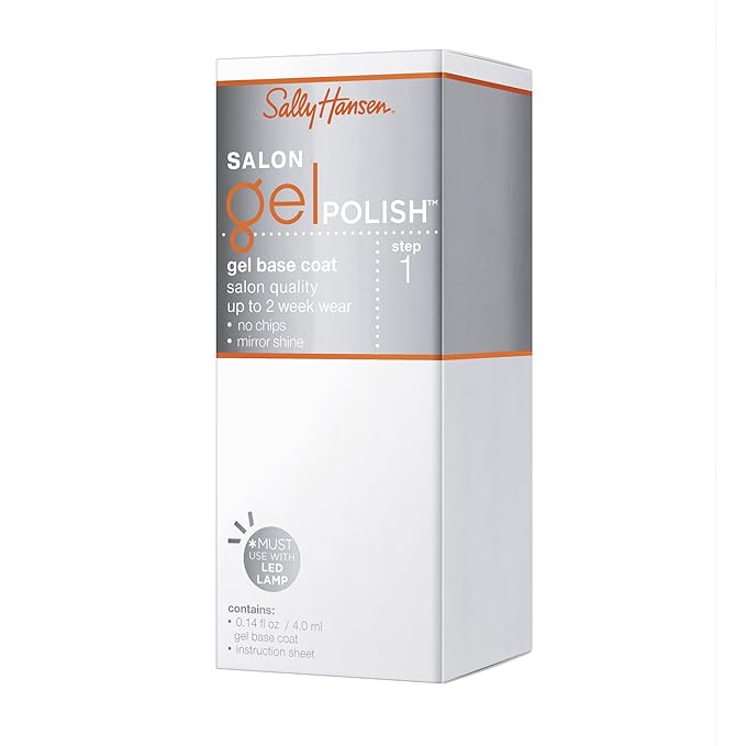 Sally Hansen Salon Pro Gel, Pro-Gel Base Coat, 0.14 Fluid Ounce (Pack of 2)