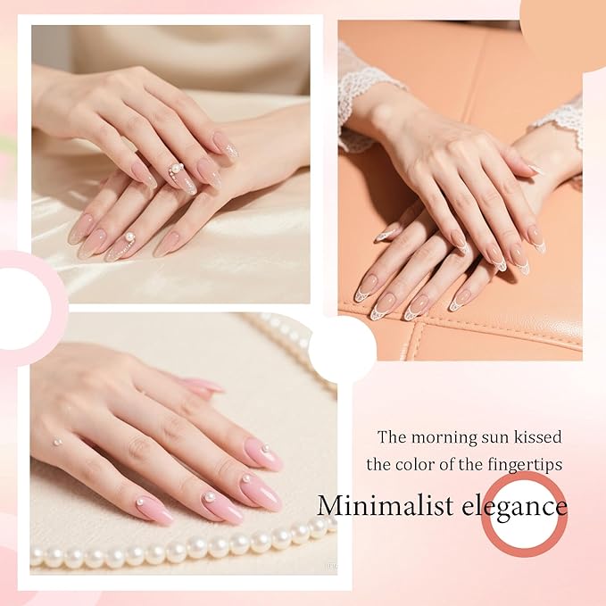 CAMILA ¿ 6pcs 15ml Hema Free Tpo Free Gel Polish Set Jelly Pink Gel Nail Polish Kit Soak Off Gel Polish Manicure Salon For Women J Set
