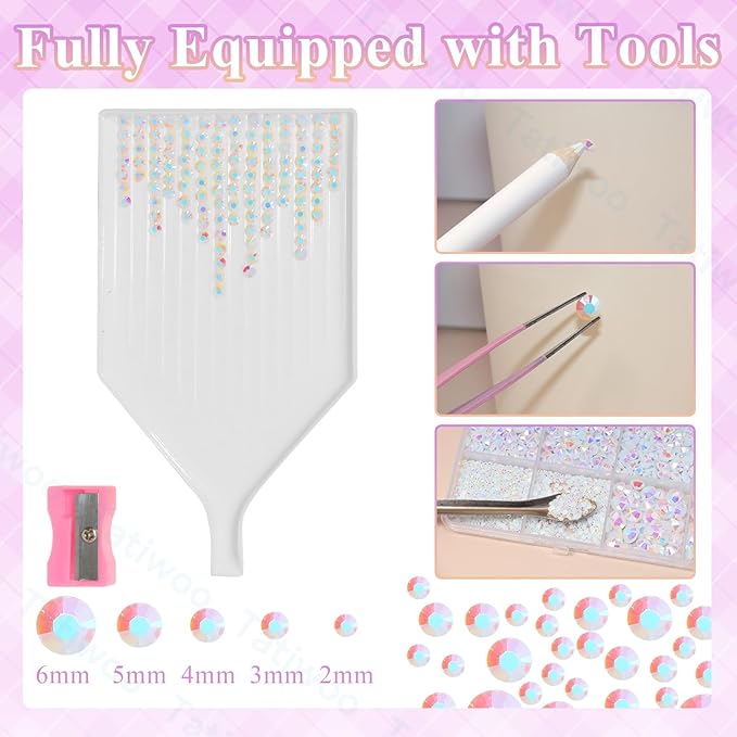 20000Pcs White AB Flatback Jelly Resin Rhinestones for Bedazzling, Mix Sizes Crystal Rhinestones Gems, White AB Gems Bedazzling for Crafting, Flatback Rhinestone for DIY Face Makeup Crafts Tumblers