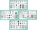 Maniology Game On Nail Stamping Plate Set, Sports-Inspired Manicures and Nail Art Designs
