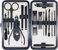 FIXBODY Nail Clippers for Men, Nail Grooming Kit, Manicure Kit Gift for Men, Nail Clippers Set for Women, Fingernail Clippers and Toenail Clippers