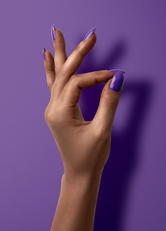 LeChat - Perfect Match Gel Polish - Aristocrat - Royal Purple with Cream Finish - (0.5 Ounce) - Easy Application - Soak Off Formula