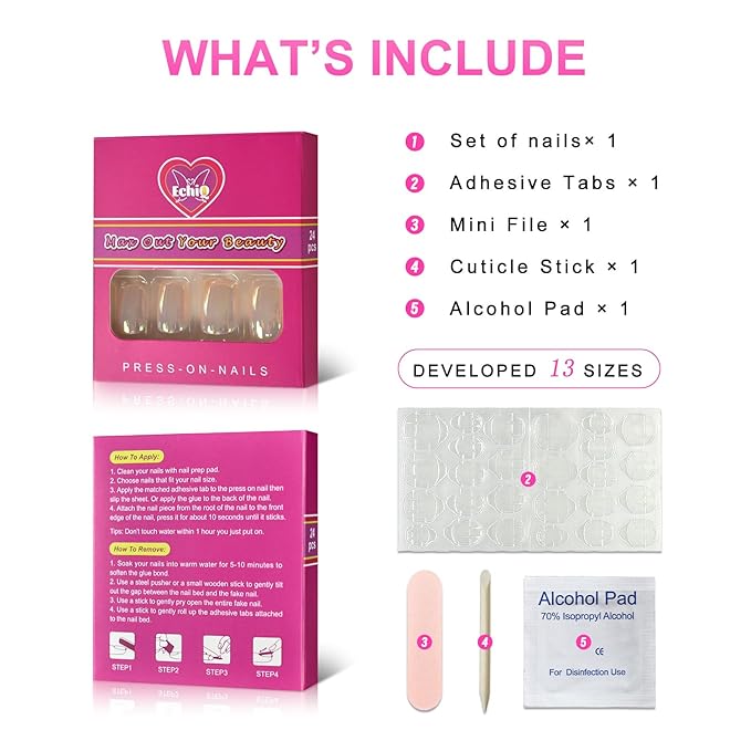 Red Gold Glitter V-Shape Press On Nails Medium Square Acrylic Full Cover Salon DIY False Nails 24 pcs/kit