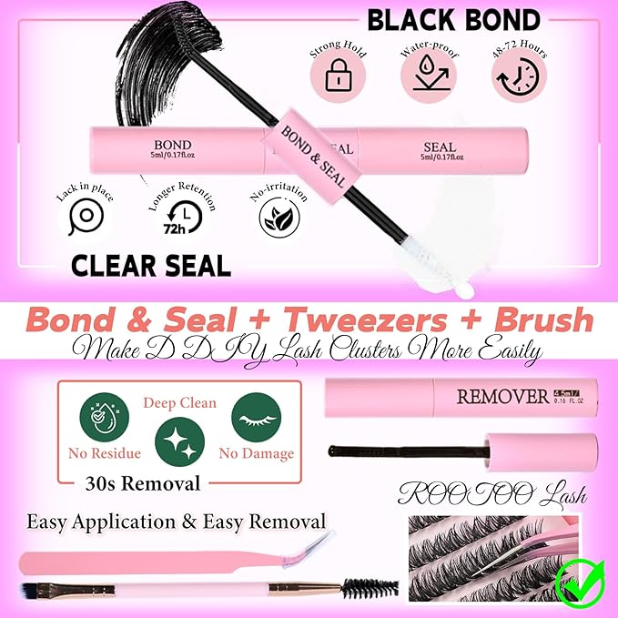 Lash Clusters with Spikes, 120D+150D Eyelash Clusters Extensions Individual D Curl Fluffy Wispy False Eyelashes DlY Manga Lashes Extension (12-22mm, Lash Clusters)