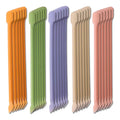30Pcs Plastic Cuticle Pusher, Small Dual-end Dead Skin Nail Pusher Nail Dirt Cleaner Tool Gel Polish Remover Tool, Gentle Plastic Pusher, Manicure Tool