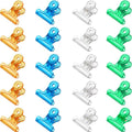 Jetec 20 Pcs C Curve Nail Tips Pinching Clips for Quick Building Multi Functional Plastic C Curve Nail Clamps for Gel Extension Forms Shaping DIY Manicure Nail Art Tool, 4 Colors