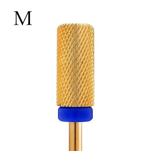 MIRACLE 3/32" Nail Drill Bits Crystal Top Large Barrel Head for Electric Drill Machines ｜ (Medium)
