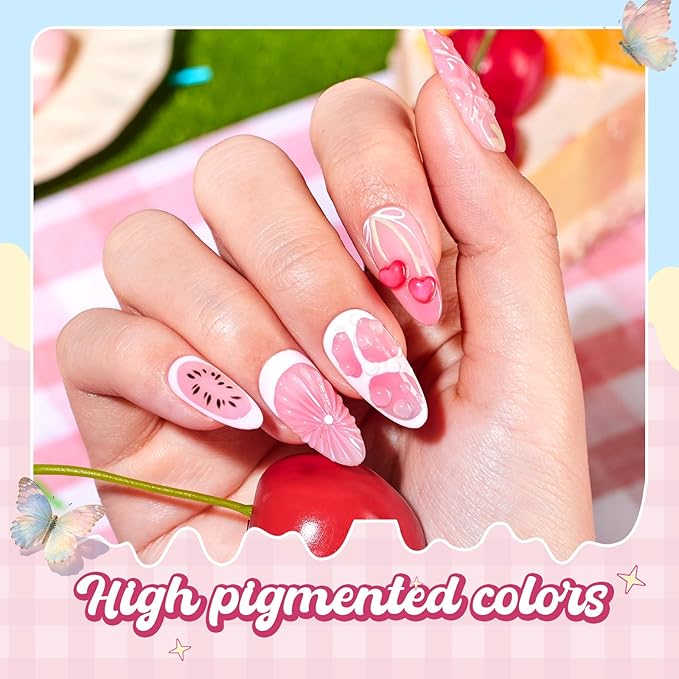 Beetles Pastel Gel Nail Polish Set - Spring Anthology 20 Colors Gel Polish Cat Eye Pink Yellow Blue Green Pearl Shimmer UV LED Nail Gel Base Top Coat Nail Tool Home Salon Spring Summer Gift for Women