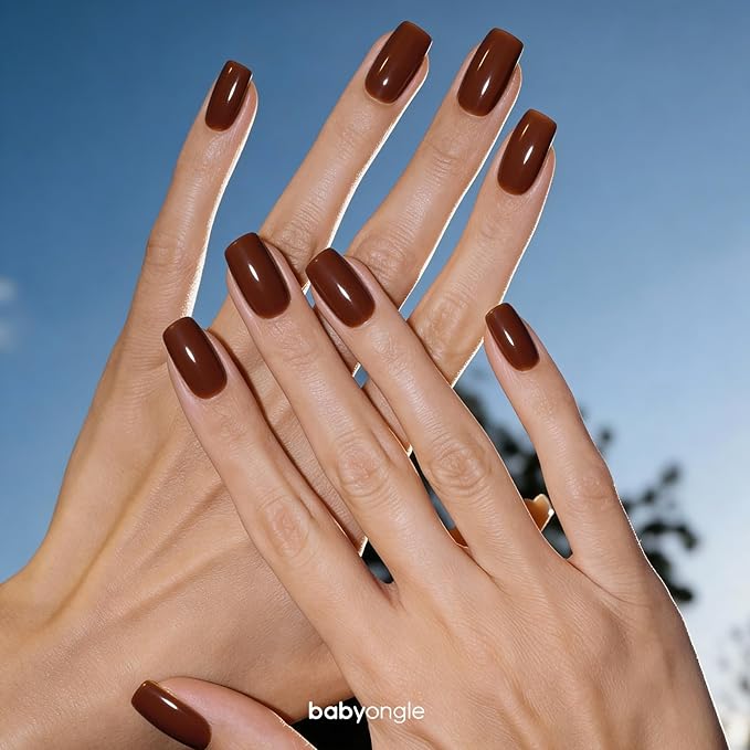 Brown Nail Polish, 14 ML Quick Dry Nail Polish for Nail Art DIY Manicure at Home, Chip Resistant Nail Lacquer for Nail Art Varnish, Long Lasting, BOG119