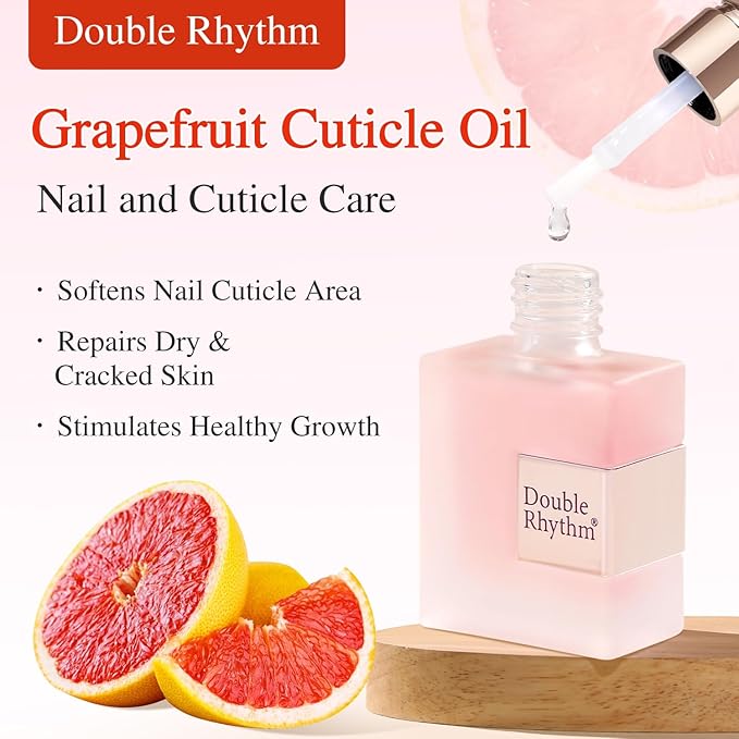 Double Rhythm Natural Cuticle Oil Revitalizing for Nails Cuticle Softener (Cuticle Oil)