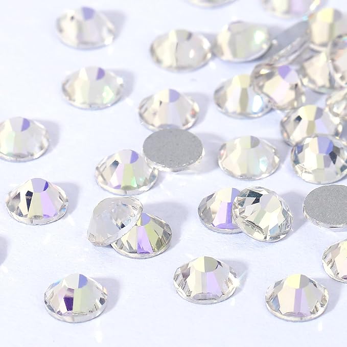novani Rhinestones, 1440pcs Craft Bead, Glass, Round, Moon Night, SS20, Flatback, for Crafts Nail Art Makeup Bags Shoes Decoration DIY