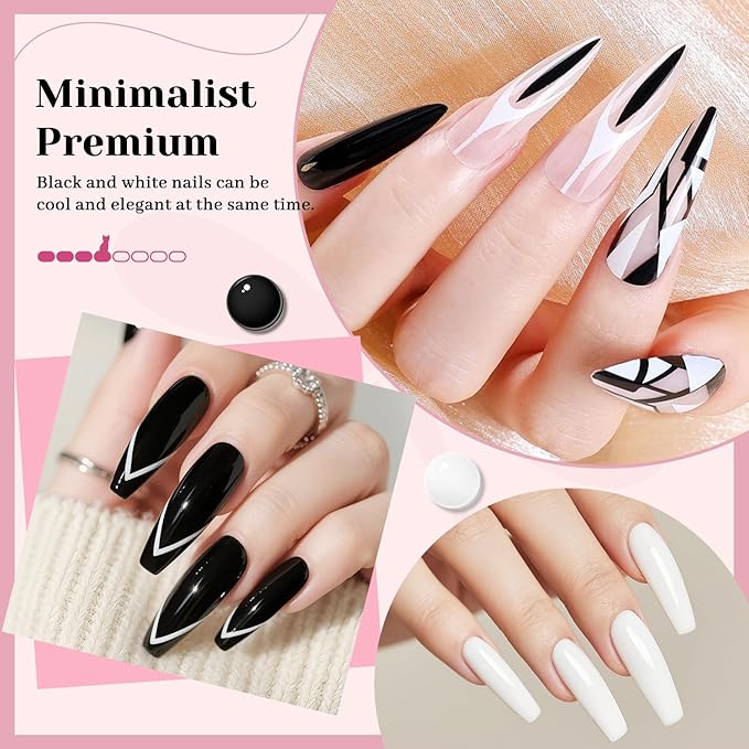 JODSONE 12 Bottles Christmas Gel Nail Polish Set Base Coat Glossy Top Coat Fast Drying Long Lasting Soak Off Wipe Free