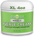 Miracle Nerve Cream - XL 4oz JAR - Maximum Strength - Turmeric and Arnica Blend for Neuropathy Discomfort Relief - Soothing Foot & Hand Formula with MSM, B6, E - Made in USA