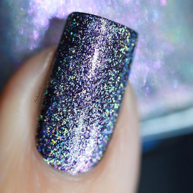 ILNP Chit Chat - Purple to Pink to Gold Color Kissed Ultra Holo Nail Polish