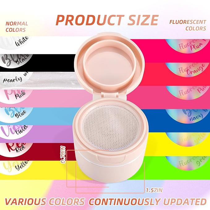 Cushion Gradient Painting Gel, Ombre Nails Aura Nails Full Coverage Precise Control of Each StrokeLong Lasting French Manicure Soak Off UV LED DIY Nail Art Pearlescent White (14)