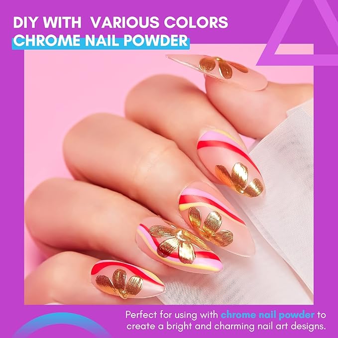 akartt Gel Nail Glue, 3 in 1 Gel Tips Nail Glue for Acrylic Nail Extension Adhesive Bond Bundle 3D Painting Gel Clear Nail Gel for Naills Art Chrome Nail Powder Sculpting Gel No Wipe UV Gel