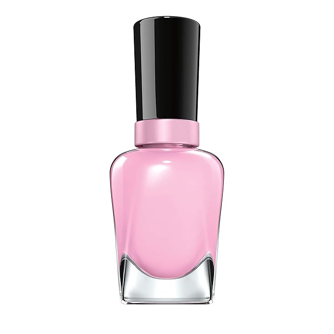Sally Hansen Miracle Gel Salon Quality Nail Polish | Gel-Like Formula, Two-Step System, No UV Light Needed, Long Lasting | Opaque, Glossy | 239 Smartease | Baby Pink Nail Color