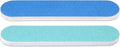 25pcs - PANA Mini Double-Sided Emery Nail File for Manicure, Pedicure, Natural, and Acrylic Nails - Blue/Light Blue (Grit 80/80)