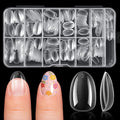 Ranrose 390pcs Extra Short Almond Nail Tips for Girls12-16 Years Old, 13 Sizes Pre-Shaped Soft Gel Press on Nails for Kids Natural Fit for DIY Nail Tips Art for School, Parties, Holidays,Dress Up