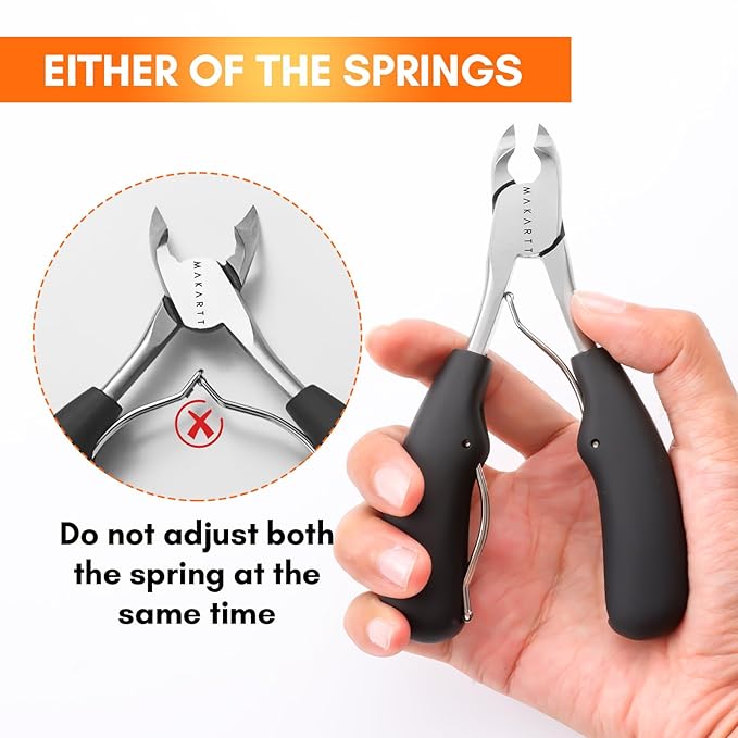 Makartt Ingrown Toenail Clippers with Nail Lifter, Stainless Steel Podiatrist Kit for Thick Nails, Manicure & Pedicure Tools for Men, Women & Seniors